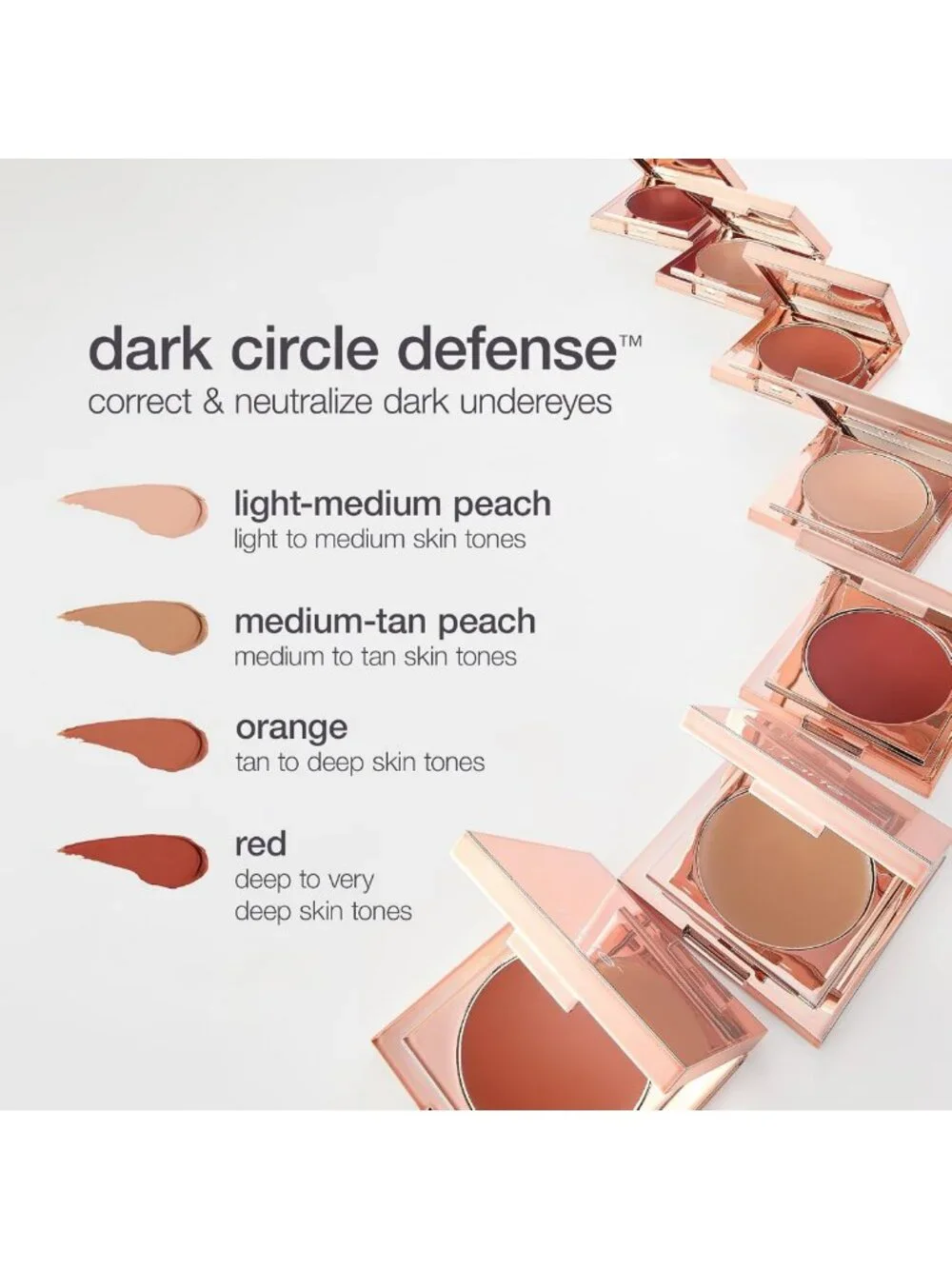 Full-Coverage Undereye Concealer with Vegan Squalane & Caffeine - Light-Medium